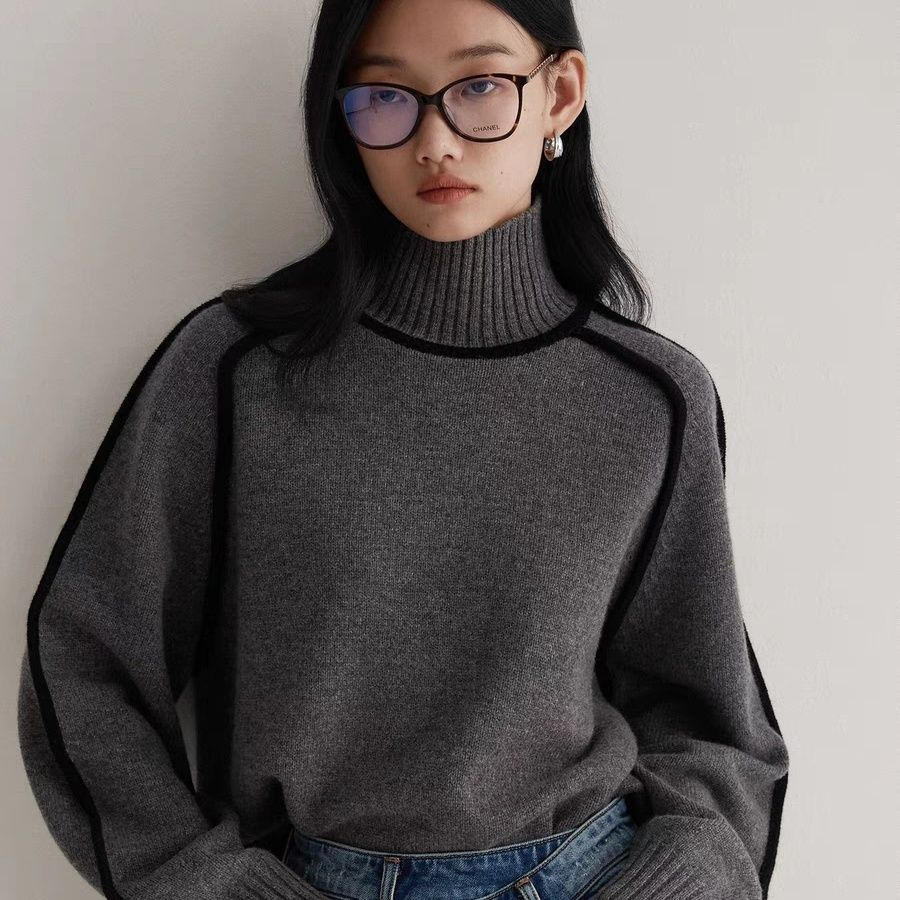 Amedea | Luxe Ribbed Turtleneck Sweater