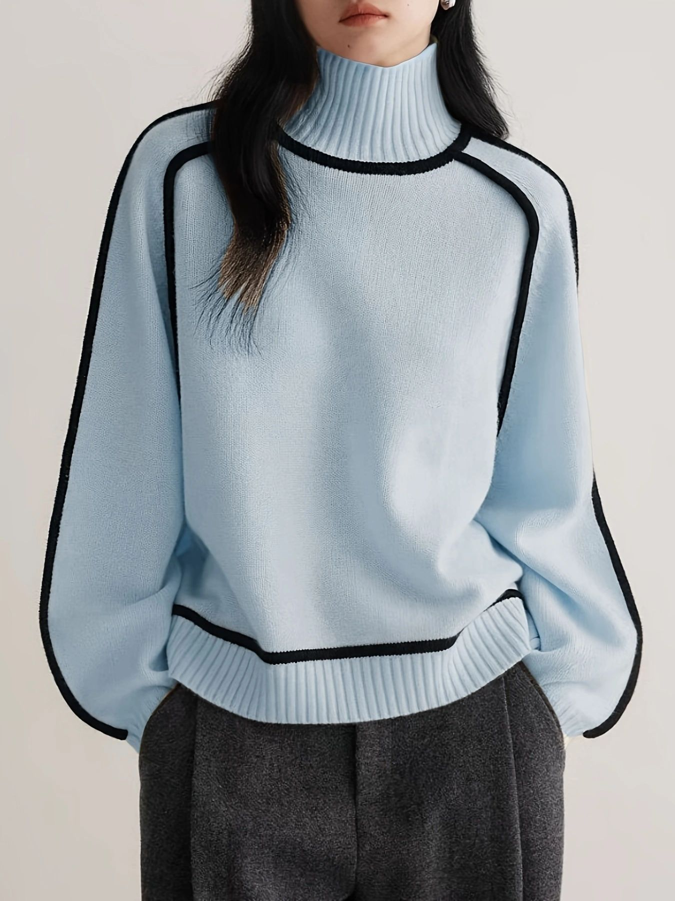 Amedea | Luxe Ribbed Turtleneck Sweater