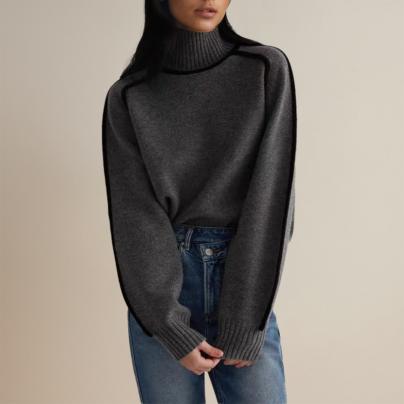 Amedea | Luxe Ribbed Turtleneck Sweater