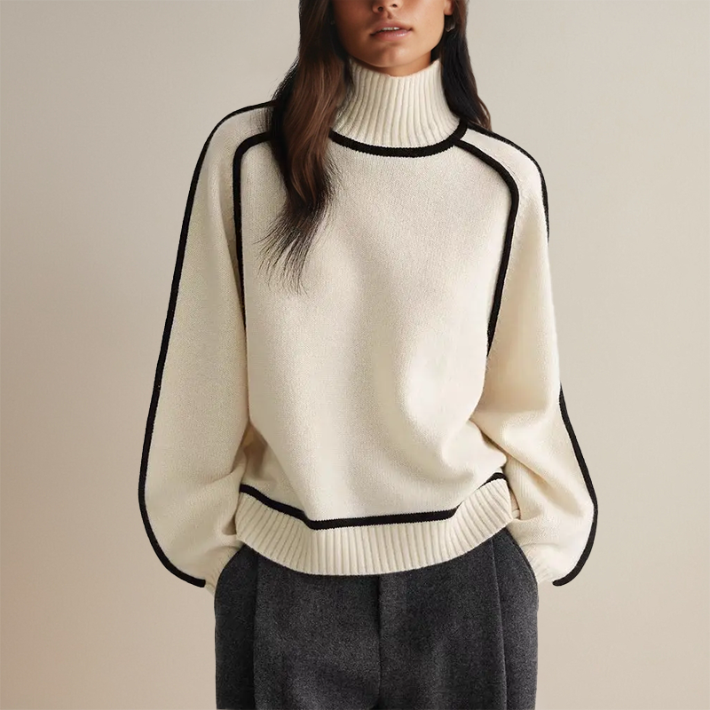 Amedea | Luxe Ribbed Turtleneck Sweater