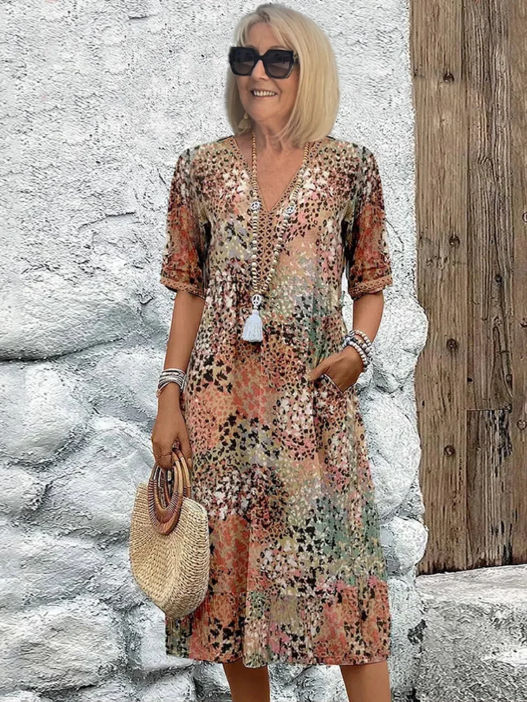 Chantelle | Vibrant Midi Dress ( Almost sold out )