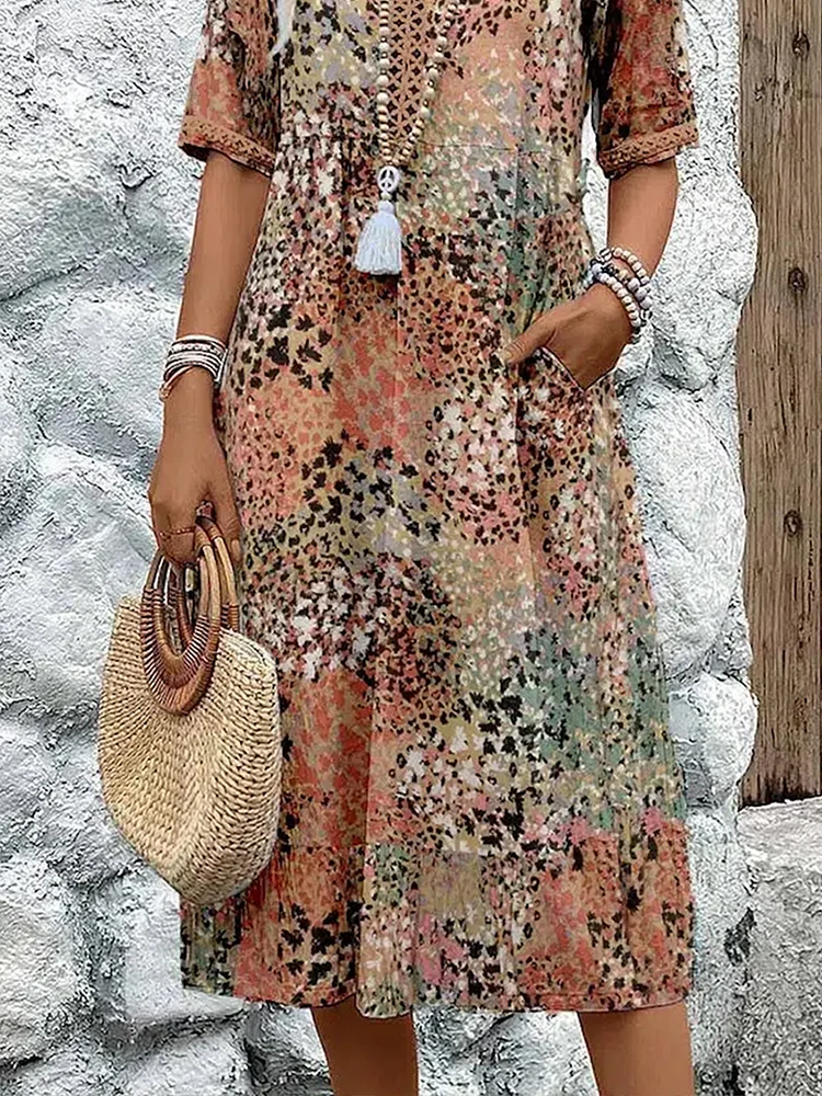 Chantelle | Vibrant Midi Dress ( Almost sold out )