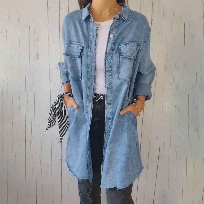 Devara | Casual Loose Denim Shirt