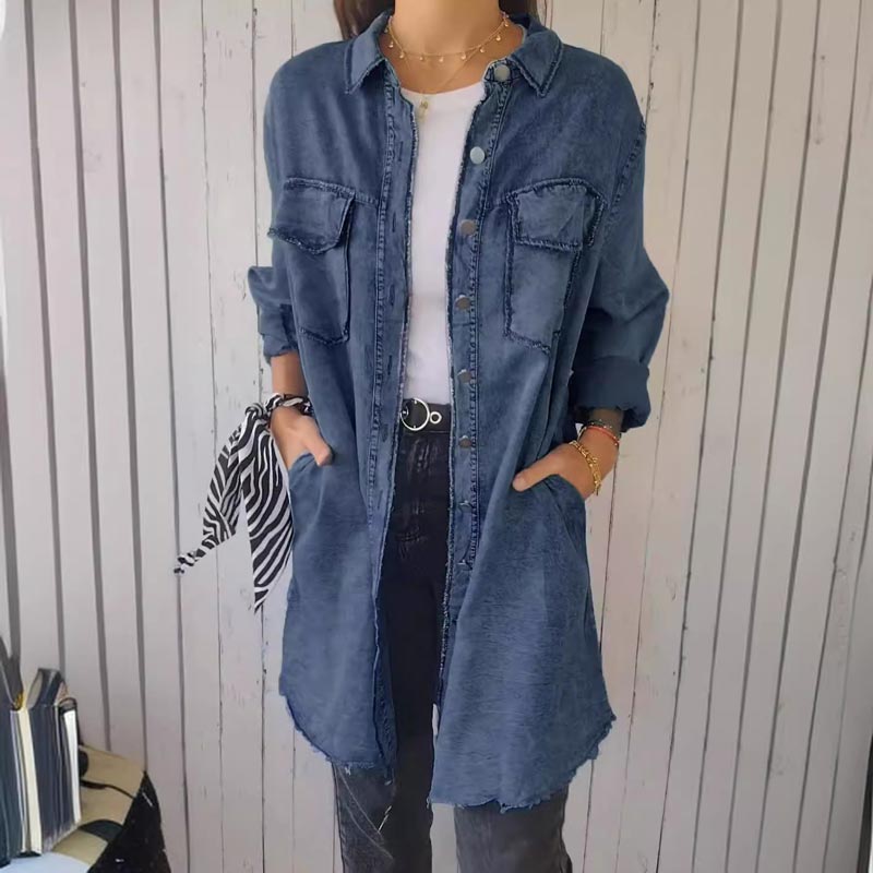 Devara | Casual Loose Denim Shirt