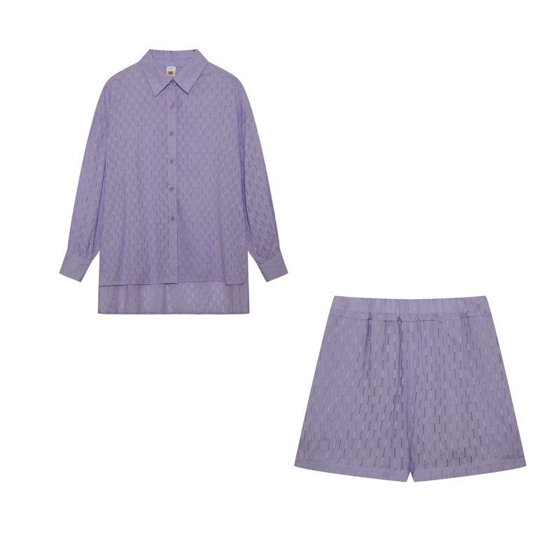 Lowen | Chic Breezy Shirt & Shorts Set