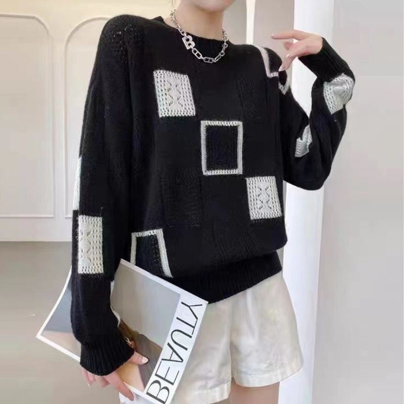 Claribel | Geometric Knitted Sweater