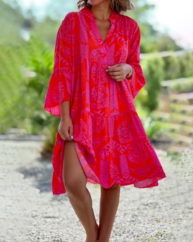 Mareya | Boho Chic Flowy Dress