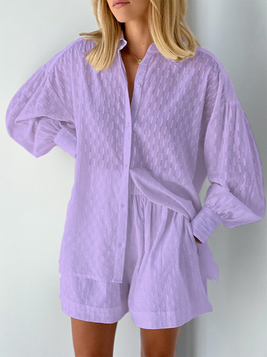 Lowen | Chic Breezy Shirt & Shorts Set