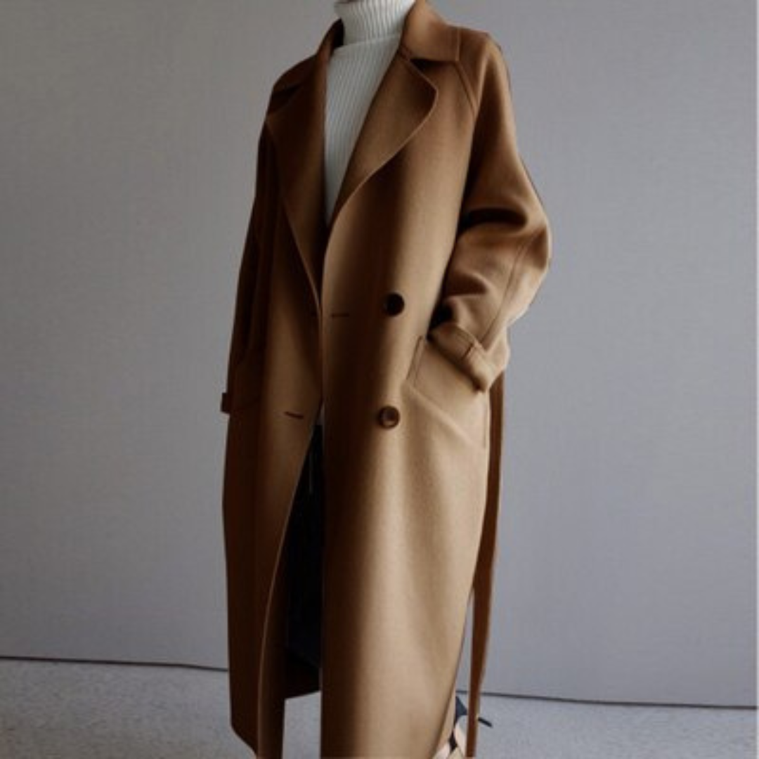 ELVIA | Luxurious Timeless Elegance Trench Coat
