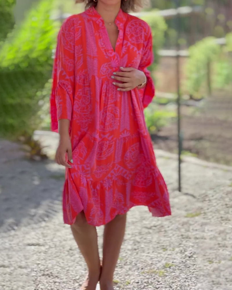 Mareya | Boho Chic Flowy Dress