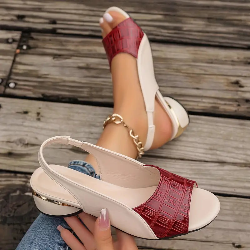 Rosella | Elegant Leather Comfort Sandals