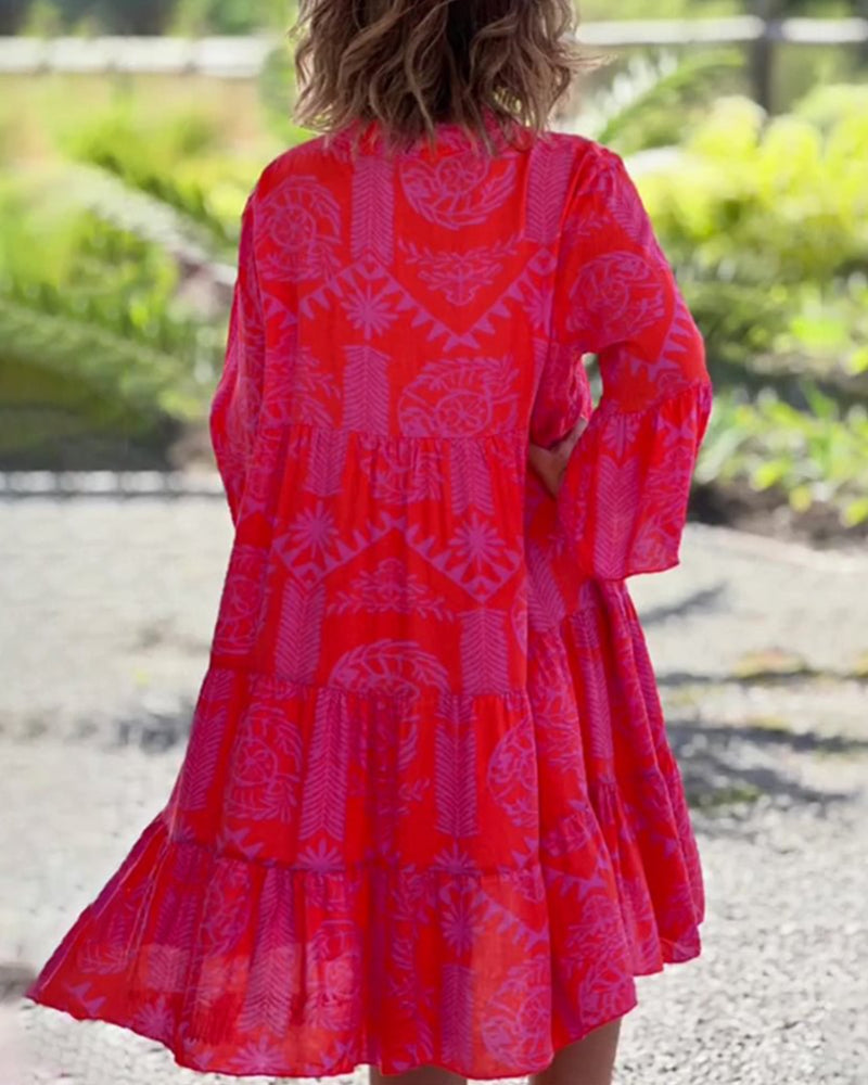 Mareya | Boho Chic Flowy Dress
