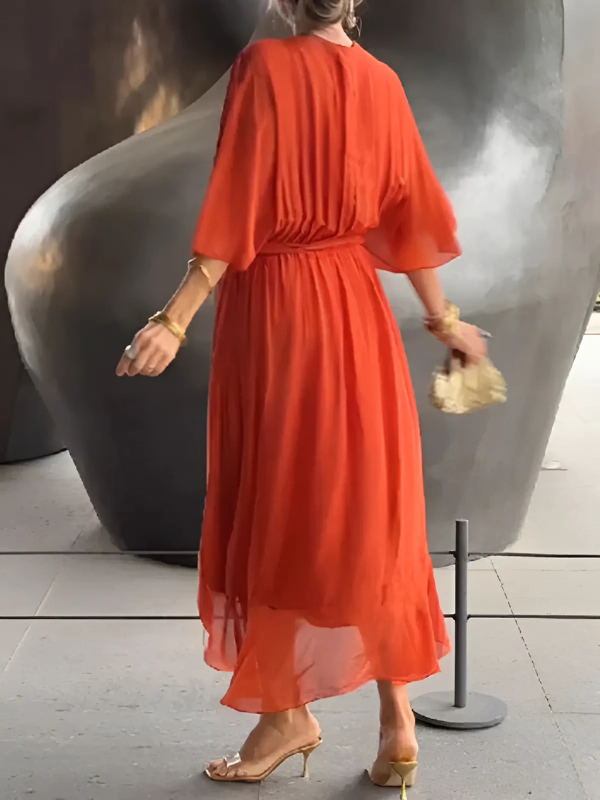 Serafine | Flowy V-Neck Maxi Dress
