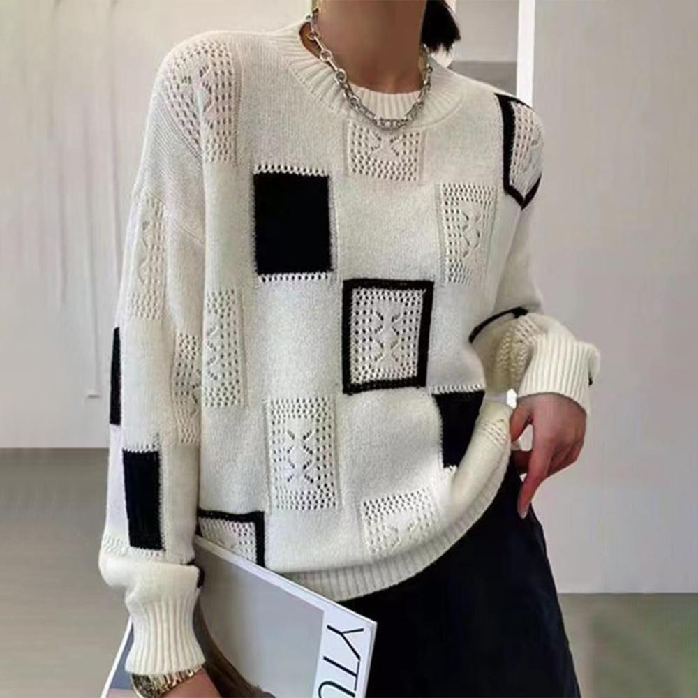 Claribel | Geometric Knitted Sweater
