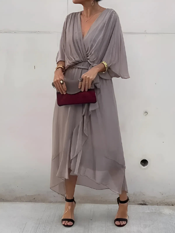 Serafine | Flowy V-Neck Maxi Dress