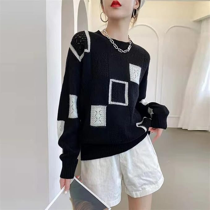 Claribel | Geometric Knitted Sweater