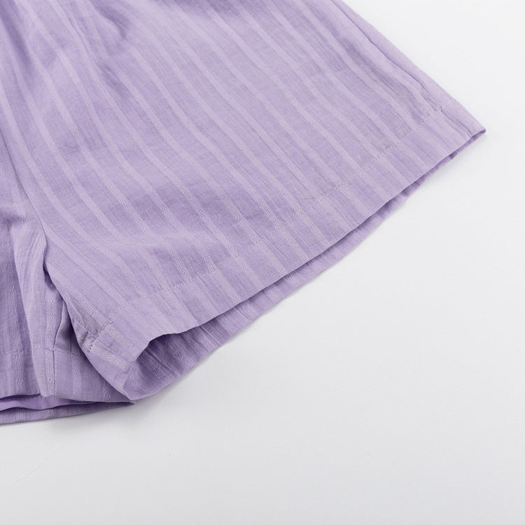 Liliane | Chic Breezy Button-Up & Shorts Set