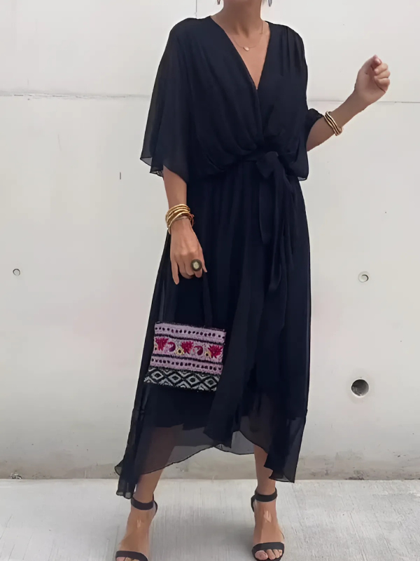Serafine | Flowy V-Neck Maxi Dress