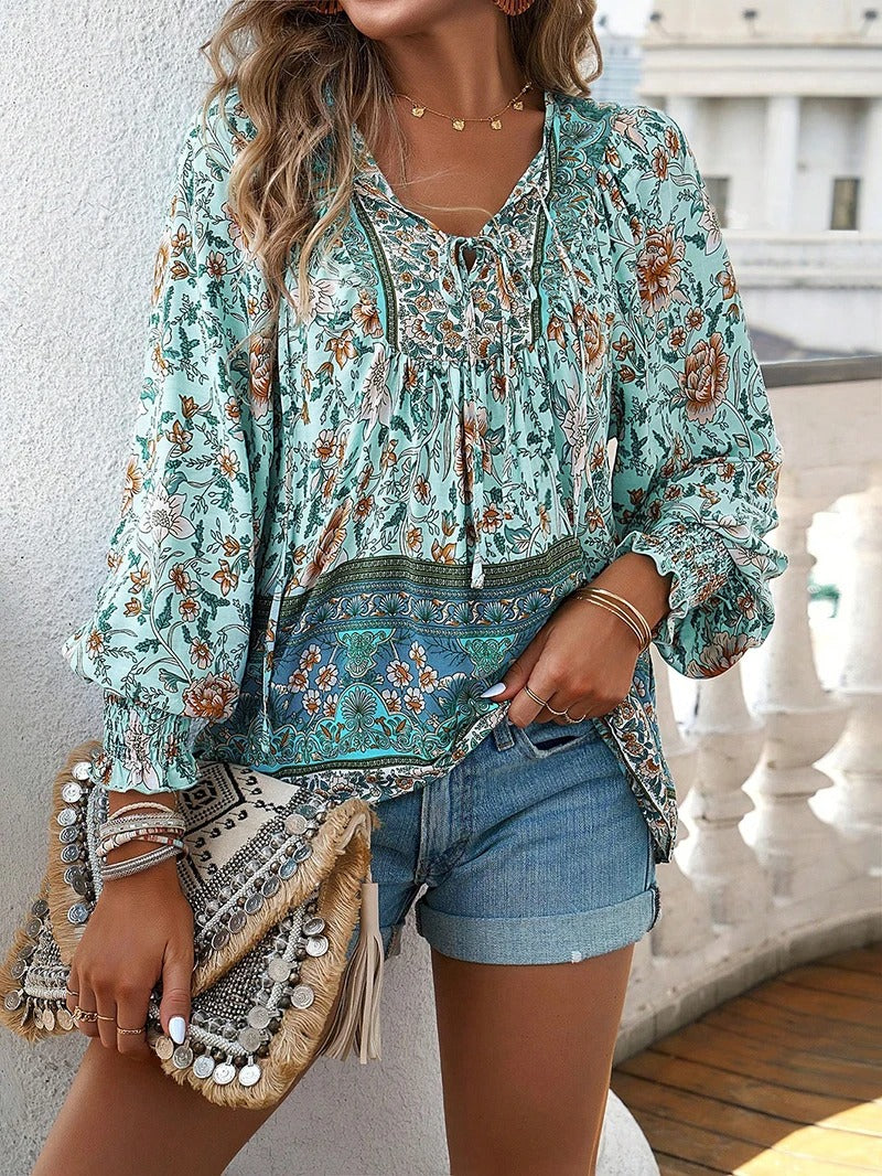 Heloise | Chic Summer Floral Top