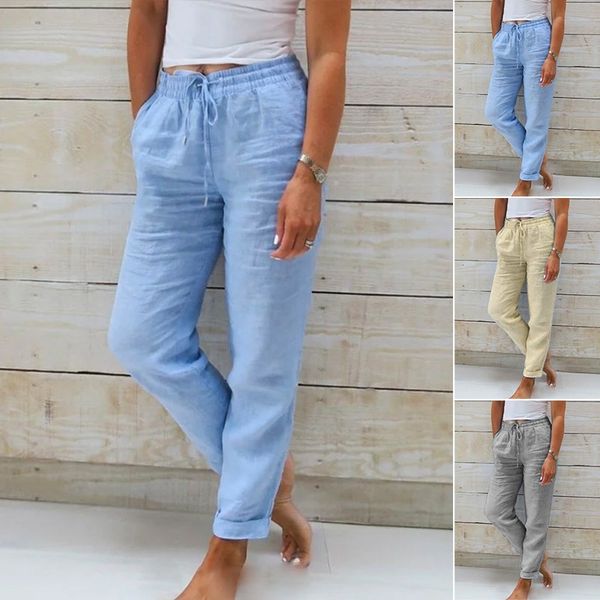 Allison | Luxe Cotton-Linen Tailored Trousers