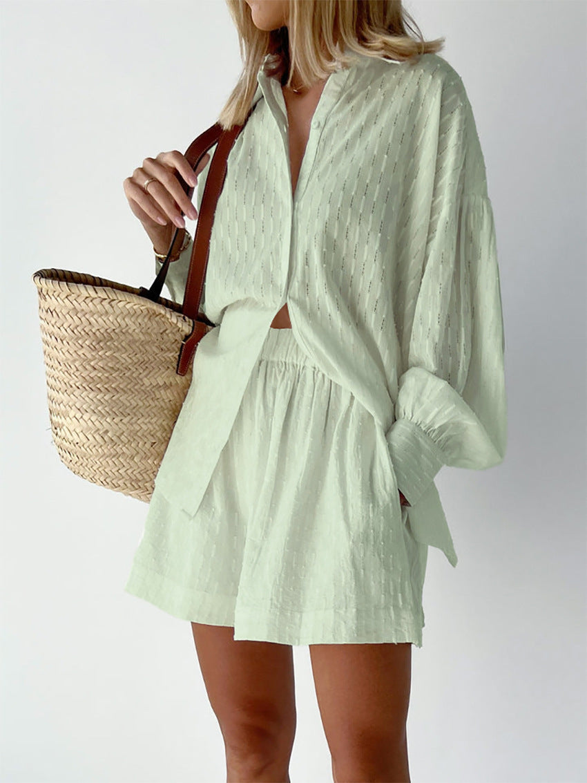 Lowen | Chic Breezy Shirt & Shorts Set