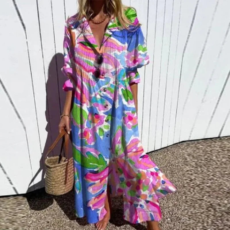 Evaneline | Luxe Boho Maxi Dress (Almost sold out )