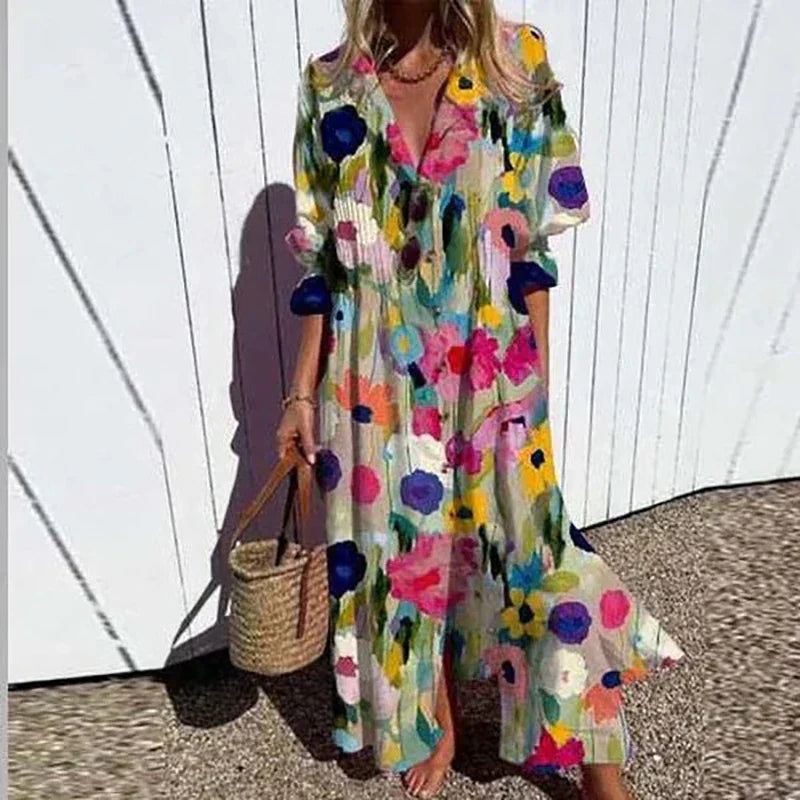 Evaneline | Luxe Boho Maxi Dress (Almost sold out )