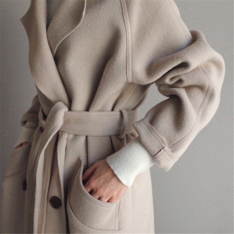 ELVIA | Luxurious Timeless Elegance Trench Coat