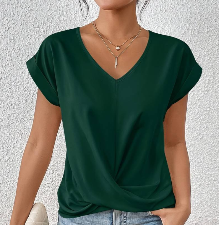 Luniva | Casual V-Neck Top ( Almost Sold Out)