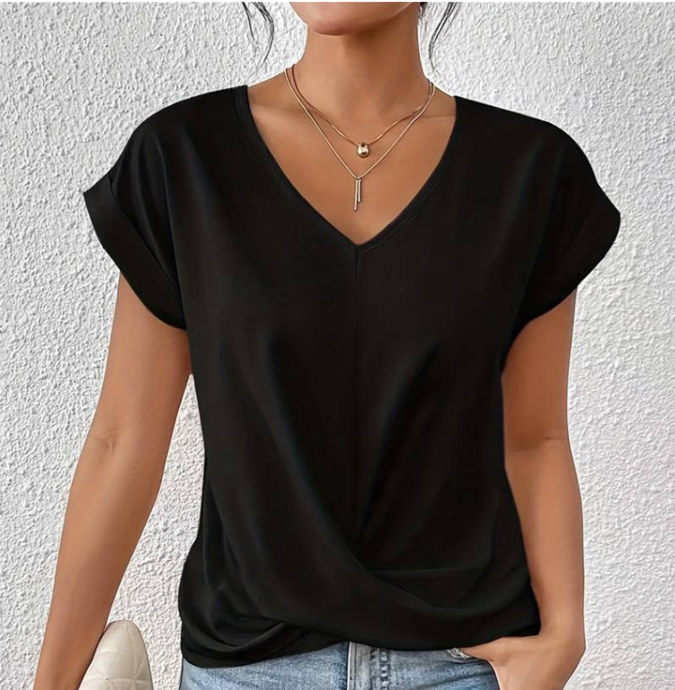 Luniva | Casual V-Neck Top ( Almost Sold Out)