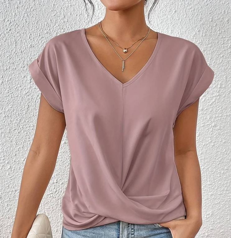 Luniva | Casual V-Neck Top ( Almost Sold Out)