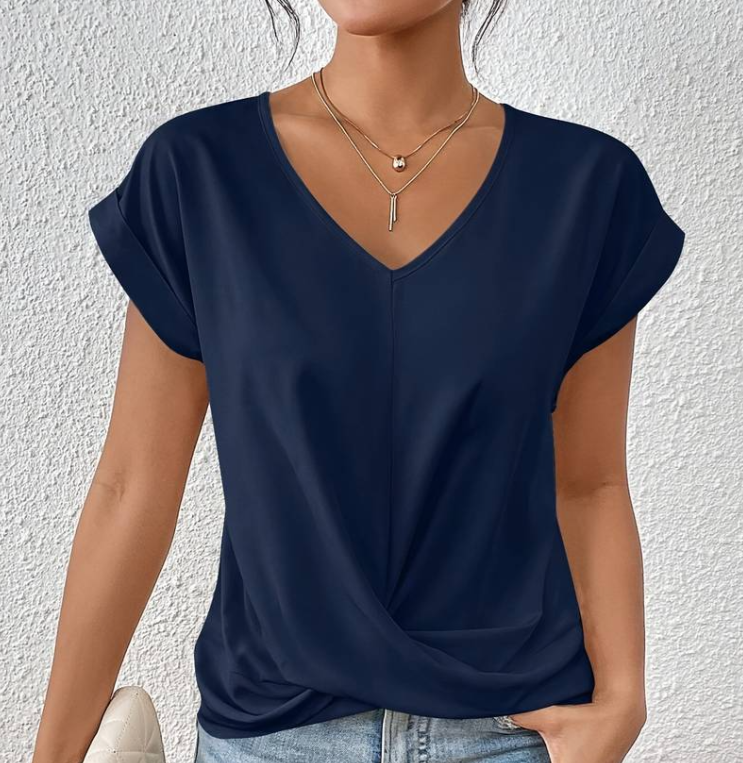 Luniva | Casual V-Neck Top ( Almost Sold Out)