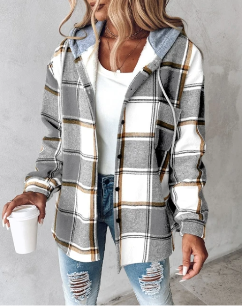 Blayden | Plaid Hoodie Jacket