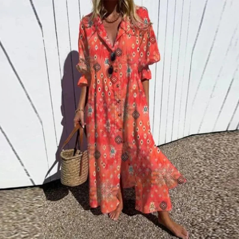 Evaneline | Luxe Boho Maxi Dress (Almost sold out )