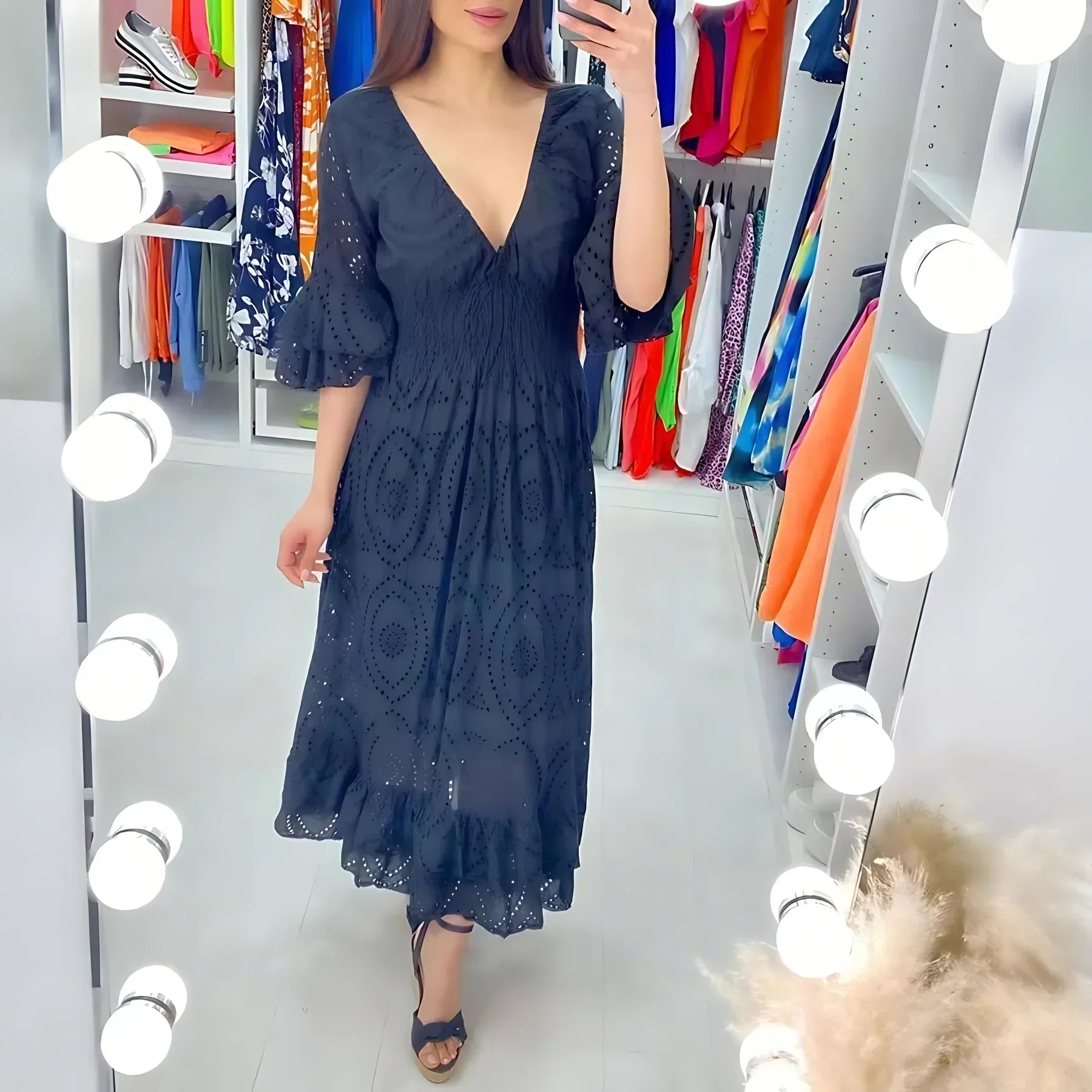 Cristin |  Luxe Silhouette Dress ( Almost sold out )