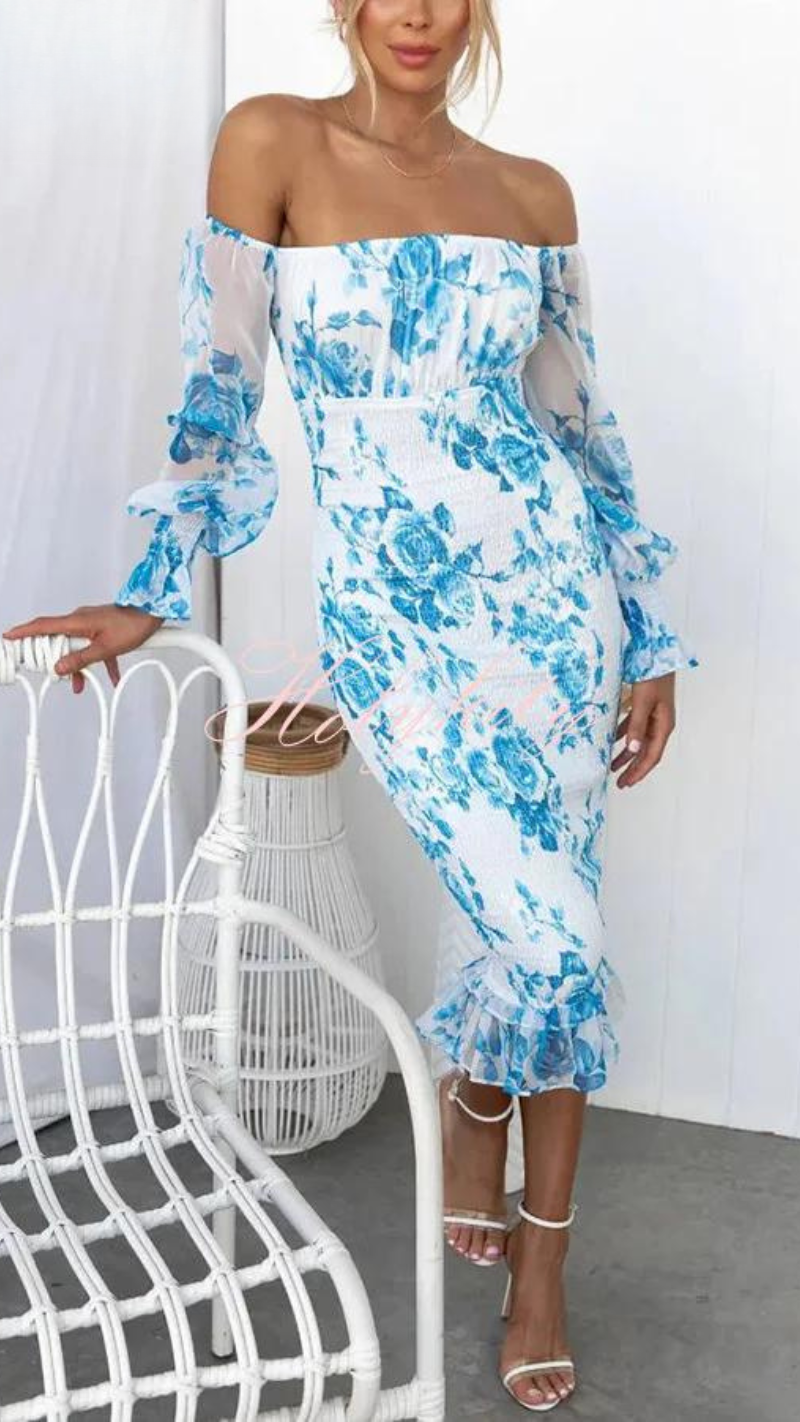 Kalila | Luxe Silhouette Midi Dress ( Almost sold out )