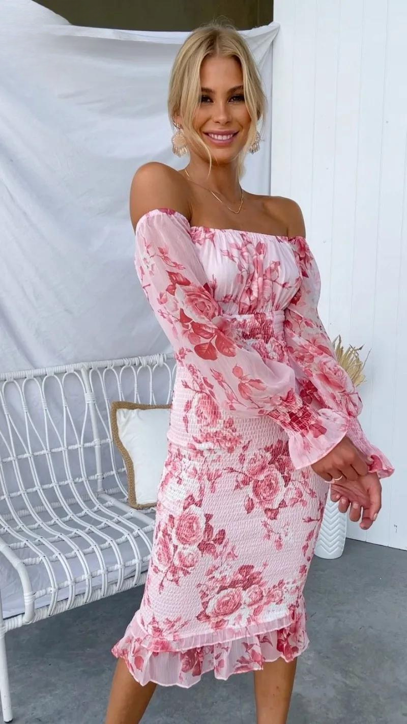 Kalila | Luxe Silhouette Midi Dress ( Almost sold out )
