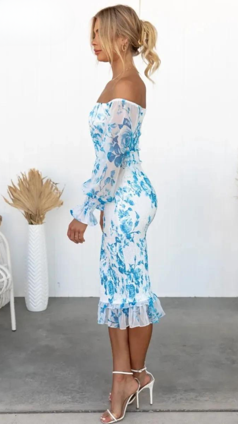 Kalila | Luxe Silhouette Midi Dress ( Almost sold out )