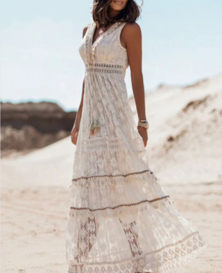 Alessia | Luxe Bohemian Flowy Dress ( Almost sold out )