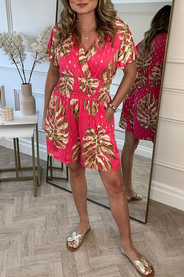 Amira |  Botanical Breeze Romper  ( Almost sold out )