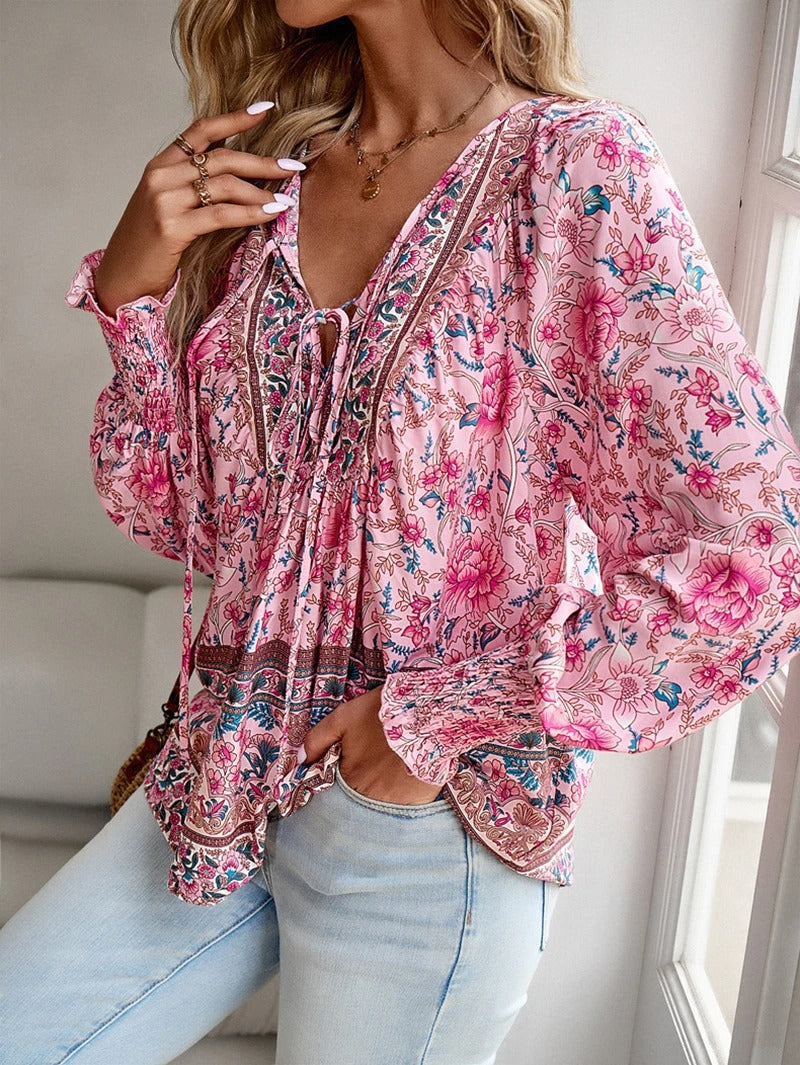 Heloise | Chic Summer Floral Top