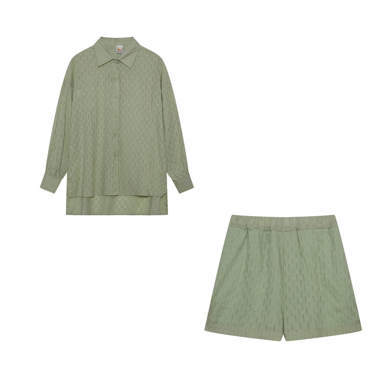 Lowen | Chic Breezy Shirt & Shorts Set