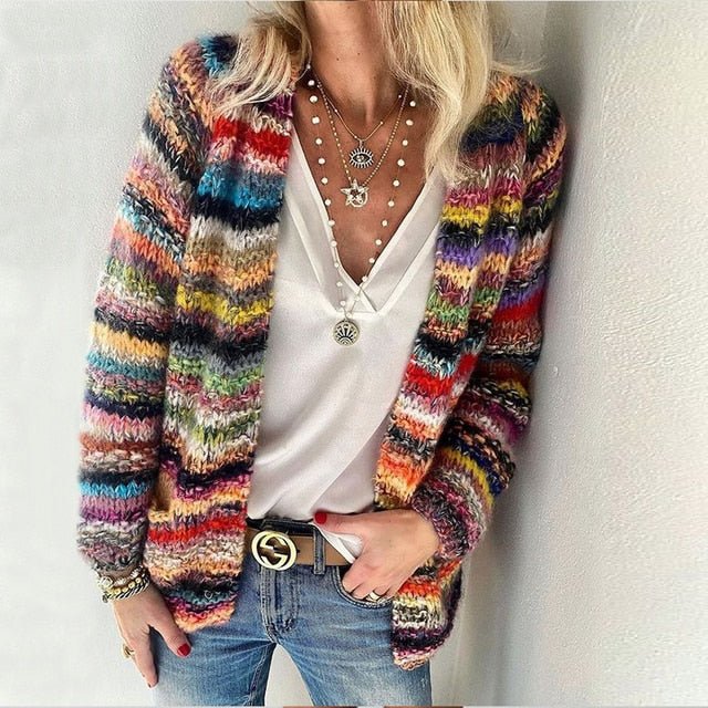 Charisse Vibrant Knit Cardigan