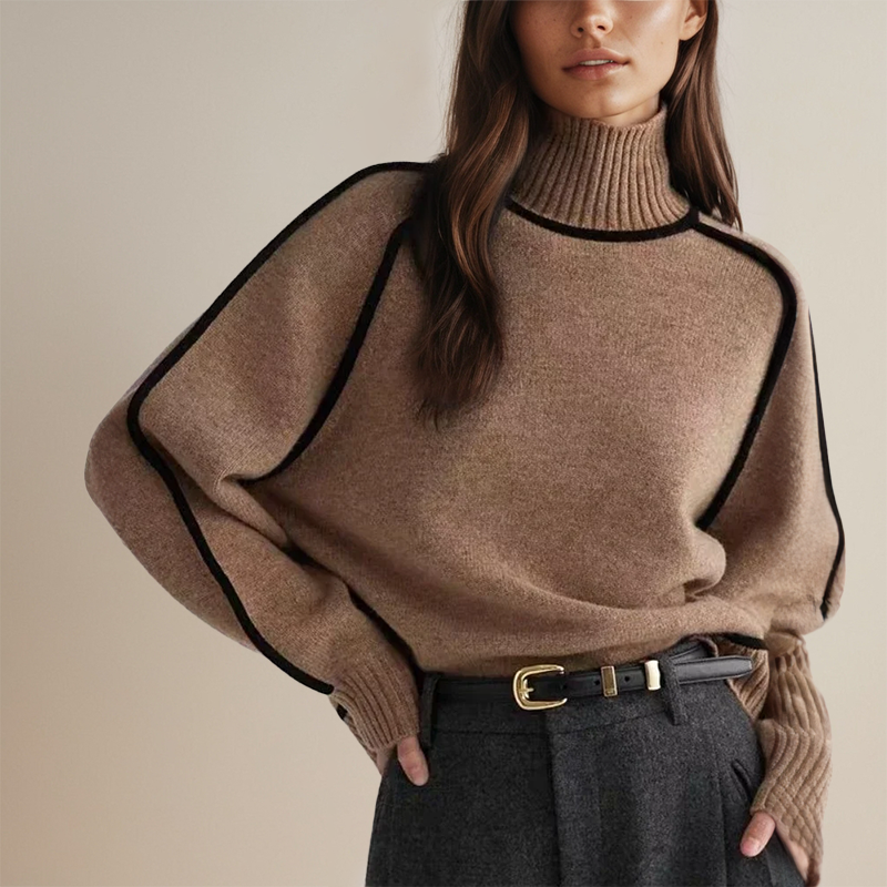 Amedea | Luxe Ribbed Turtleneck Sweater