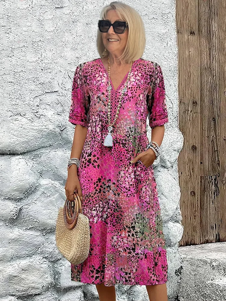 Chantelle | Vibrant Midi Dress ( Almost sold out )