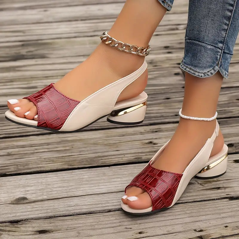 Rosella | Elegant Leather Comfort Sandals