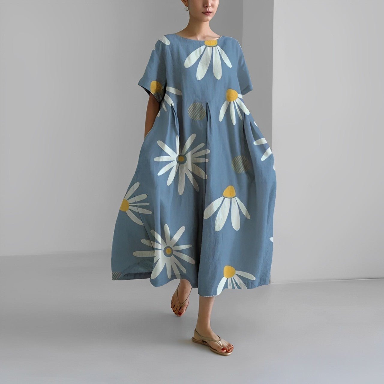 Nalia | Boho Floral Maxi Dress