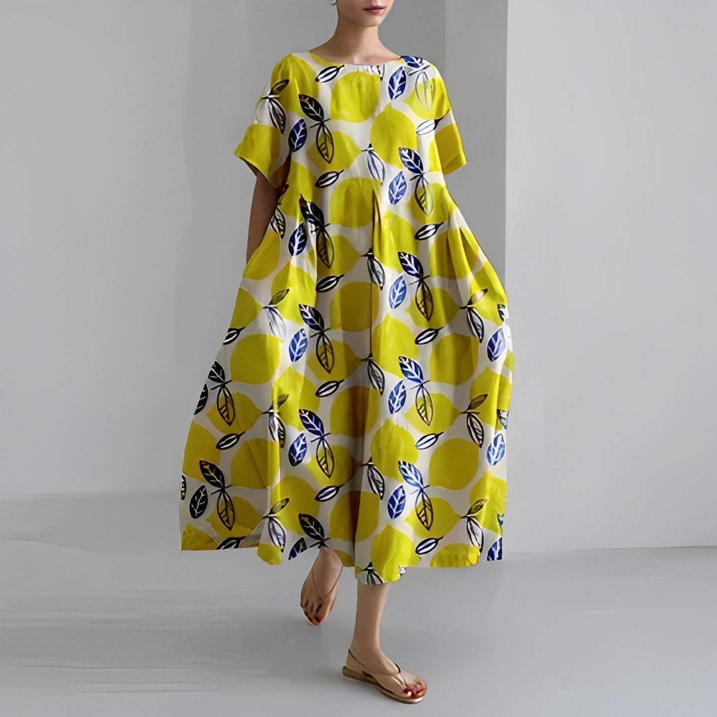 Nalia | Boho Floral Maxi Dress