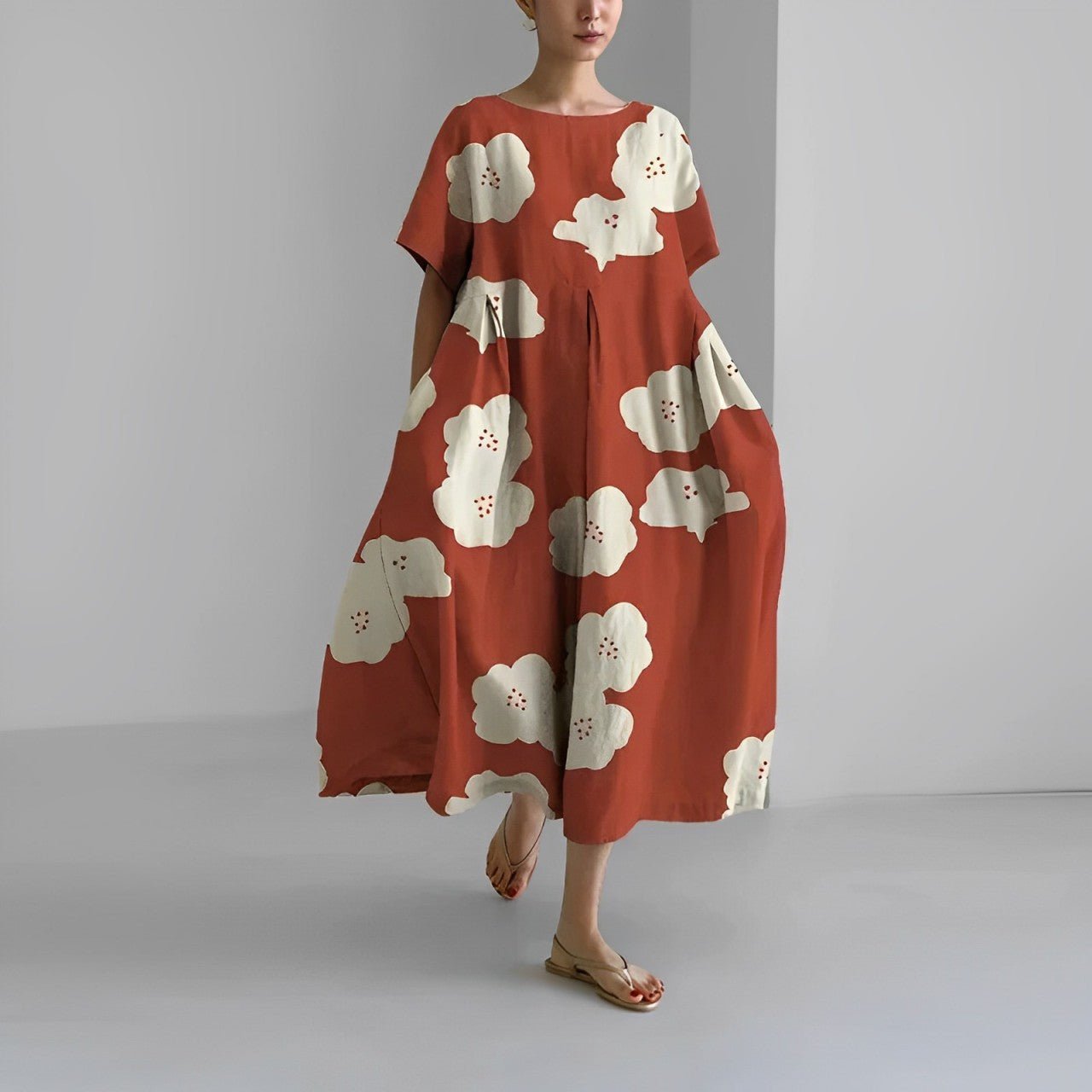 Nalia | Boho Floral Maxi Dress