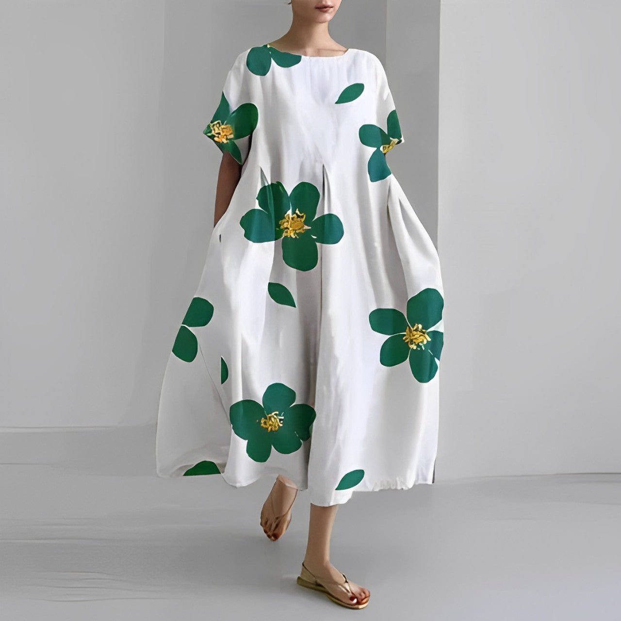 Nalia | Boho Floral Maxi Dress